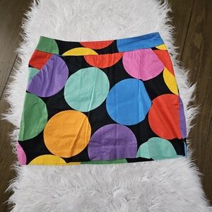 Loudmouth Multicolor Polka Dot Skirt